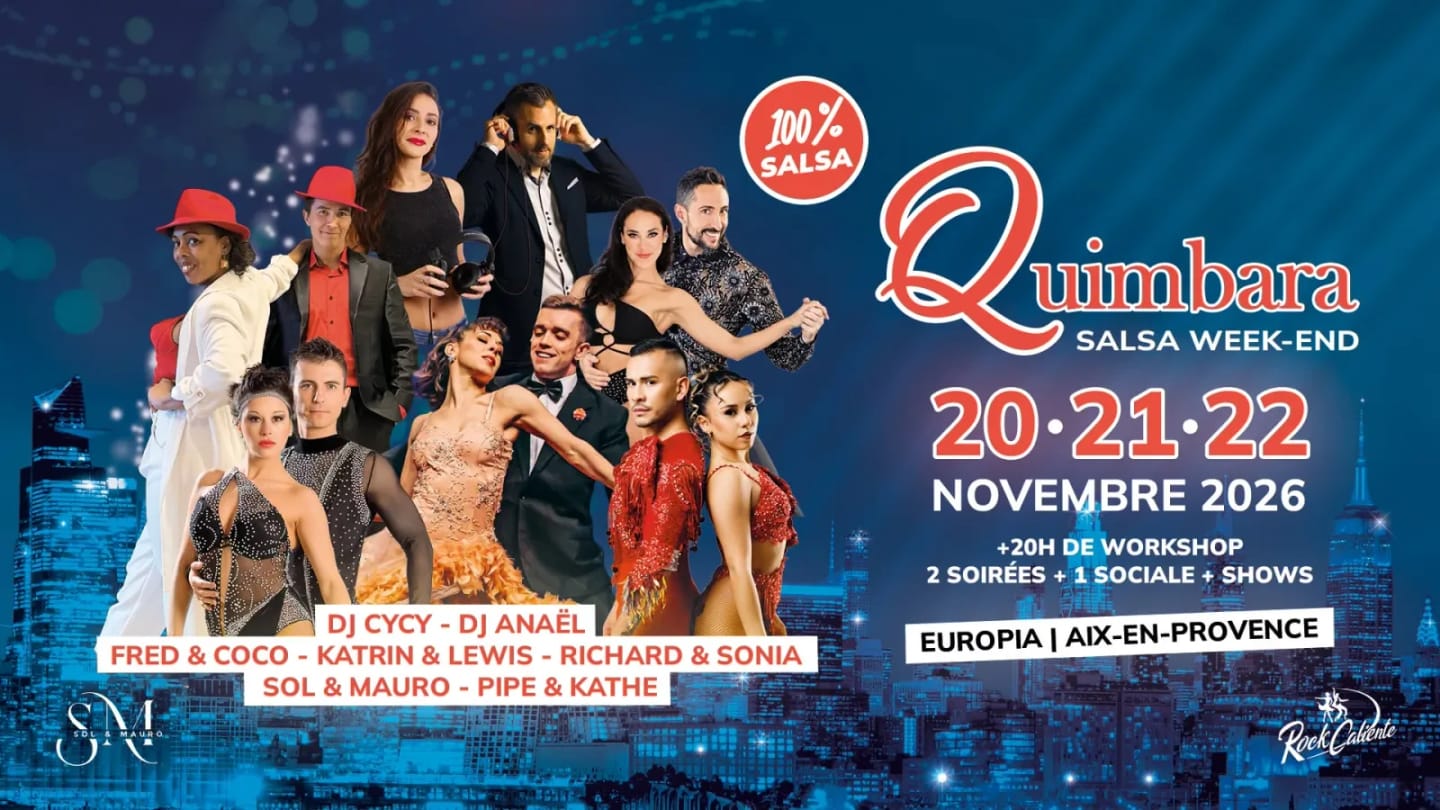 Quimbara Salsa Week-end 2026 — Aix-en-Provence