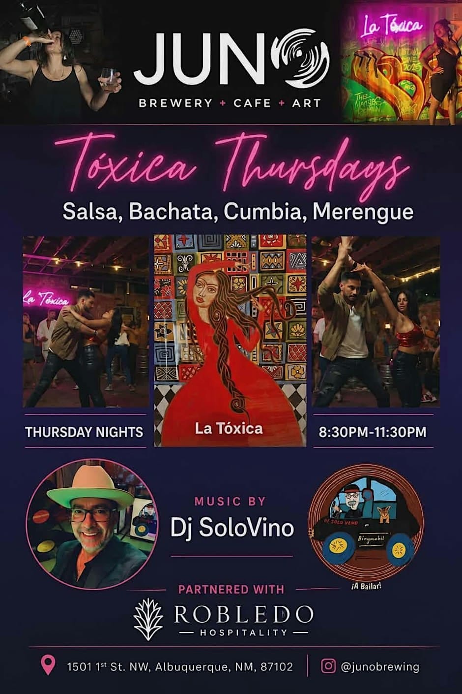 Toxica Thursdays Latin Dance Night at JUNO — Albuquerque