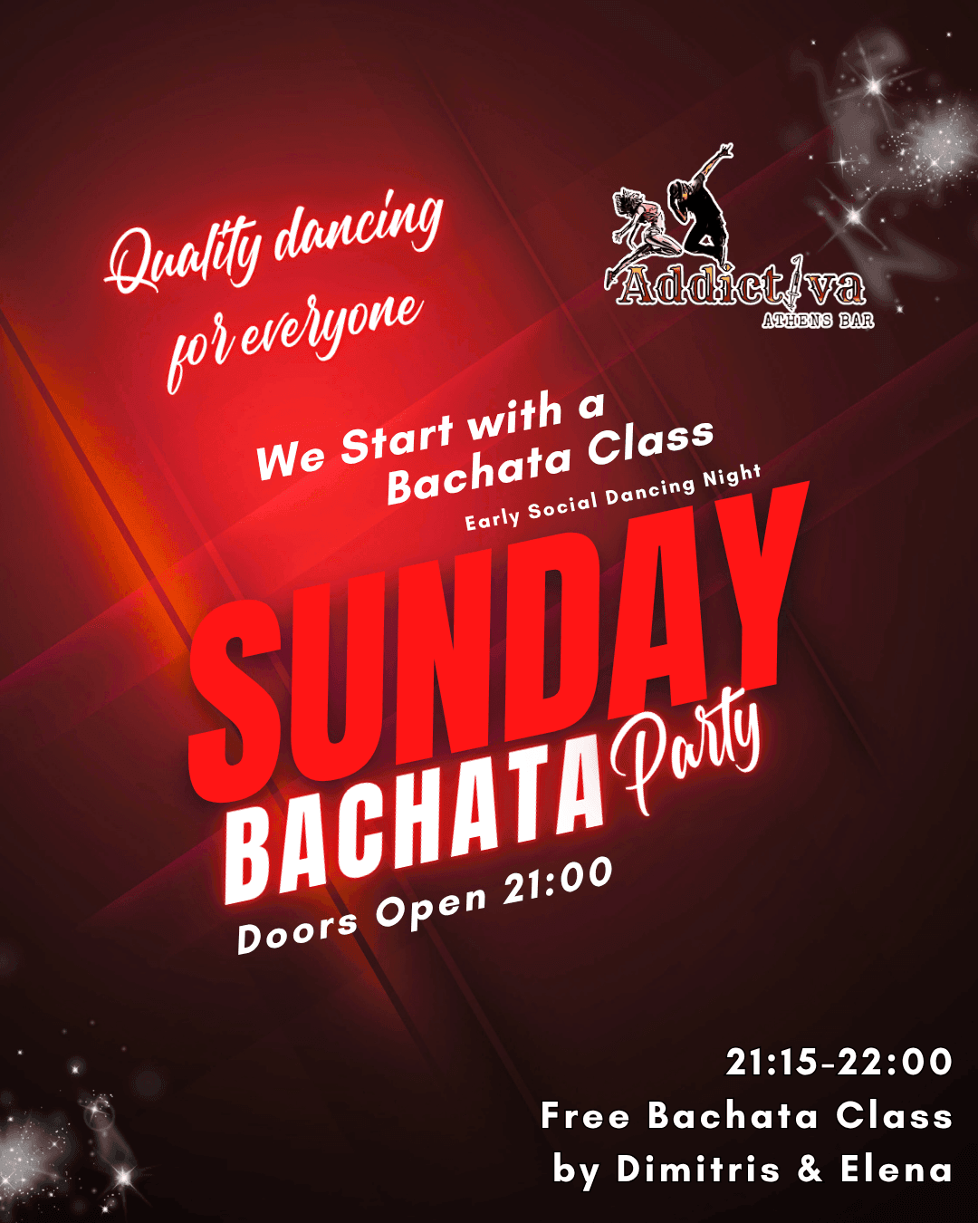Bachata Sundays at Addictiva — Athens
