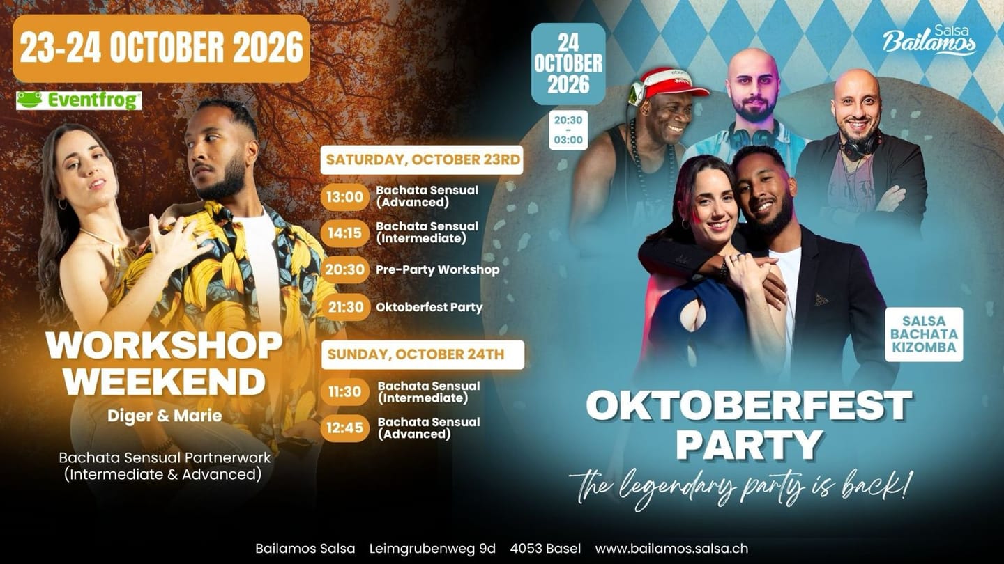 Bailamos Oktoberfest Party 2026 — Basel