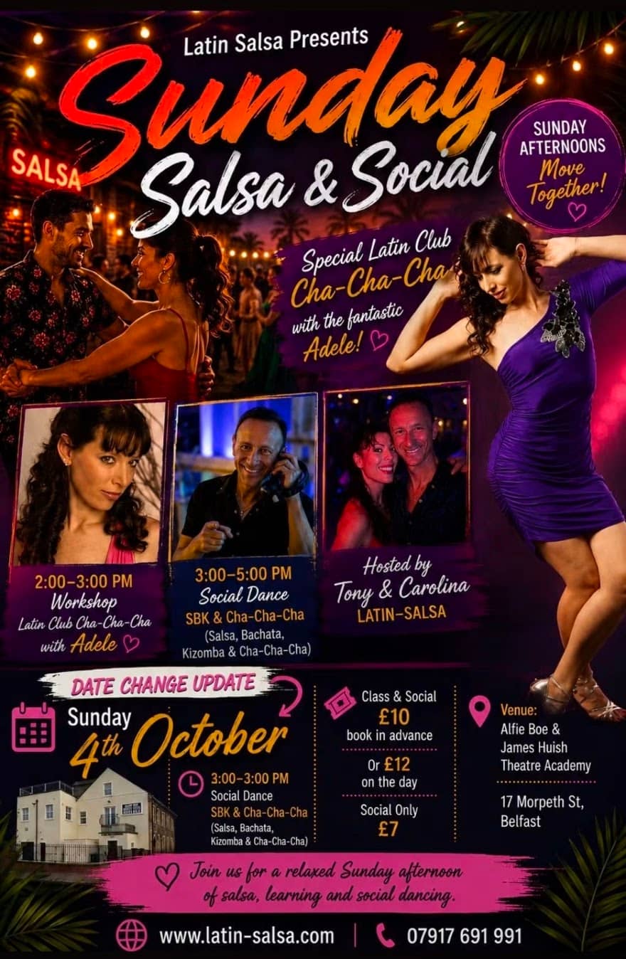 Salsa NI Christmas Charity Salsa Ball 2026 at Riddel Hall — Belfast