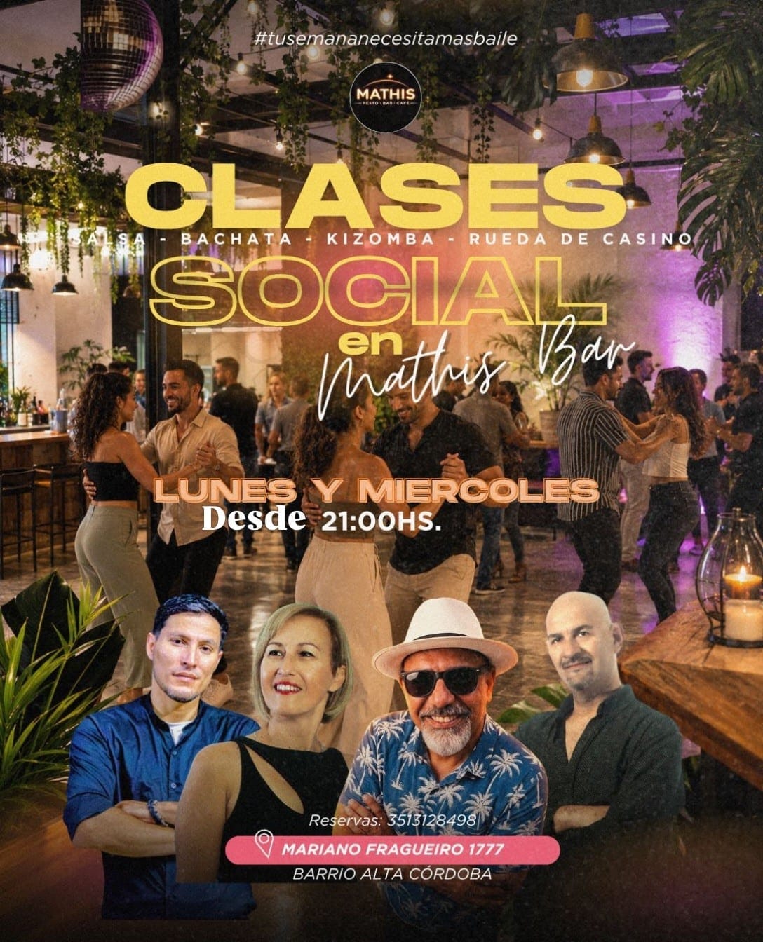 Lunes práctica social SBK at Salsa Mia — Córdoba