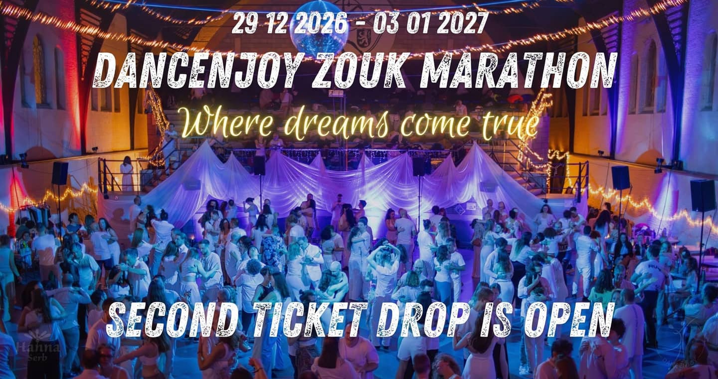 Dancenjoy Zouk Marathon — New Year 2026-2027 — Ghent
