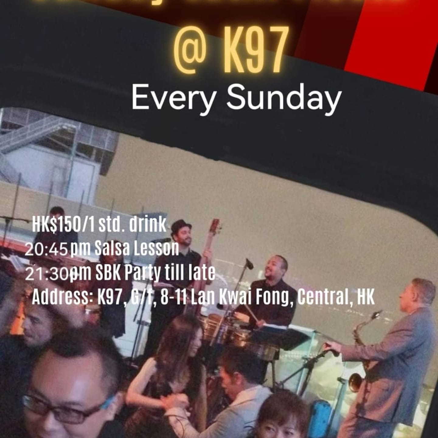 Salsaman Sunday Salsa Social — K97 — Hong Kong