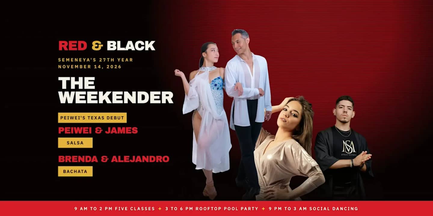 RED & BLACK: The Weekender · Semeneya 27th — San Antonio